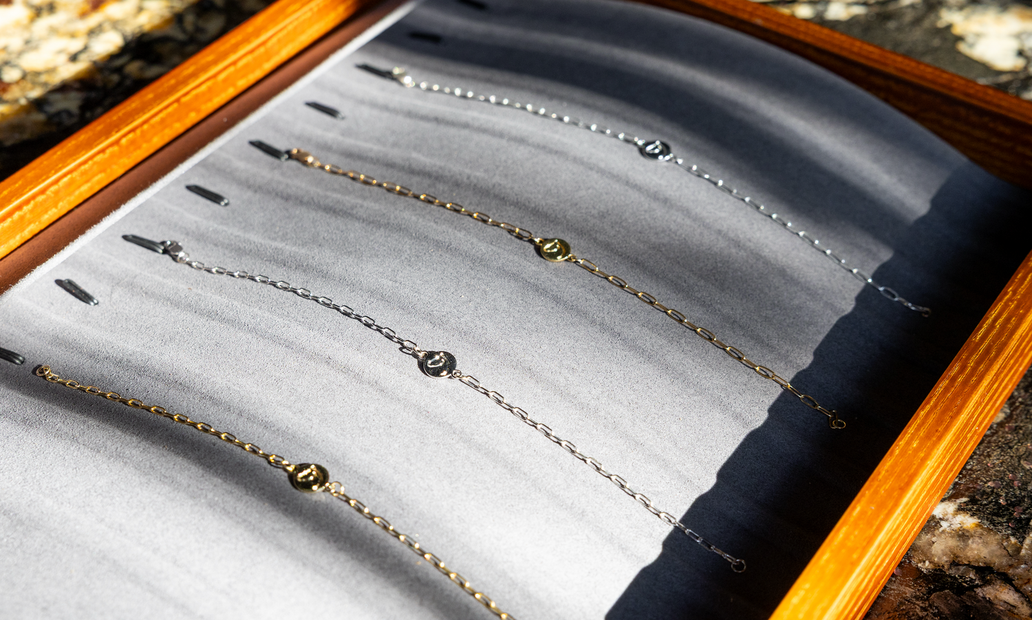 The Gilded Horse Circle Medallion Bracelets, in Gold and Silver