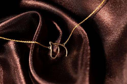 the gilded horse - anchored pendant necklace