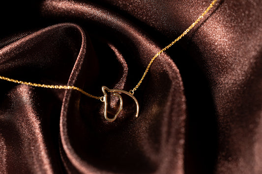 the gilded horse - anchored pendant necklace